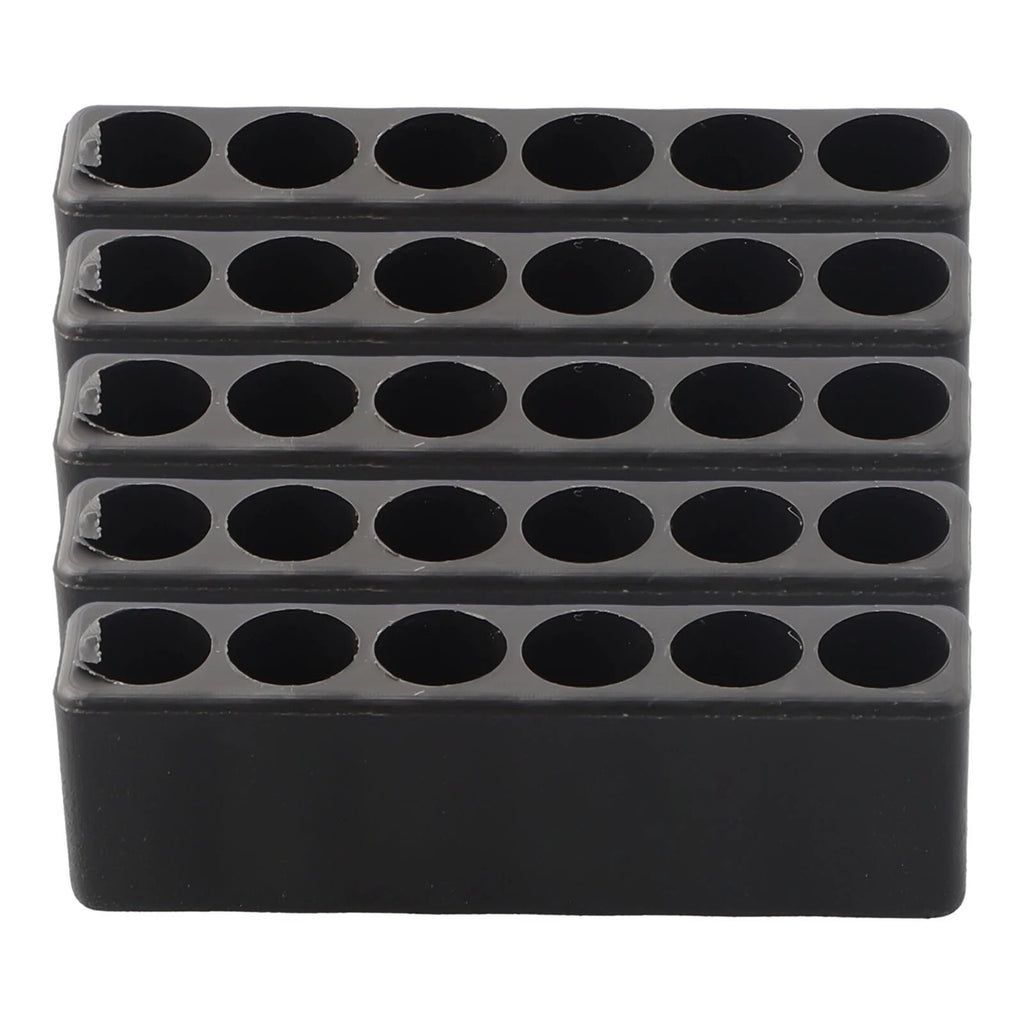 5 Piece Bit Holder for 6 Hole Hex Shank Screwdrivers (Compact Organizer)