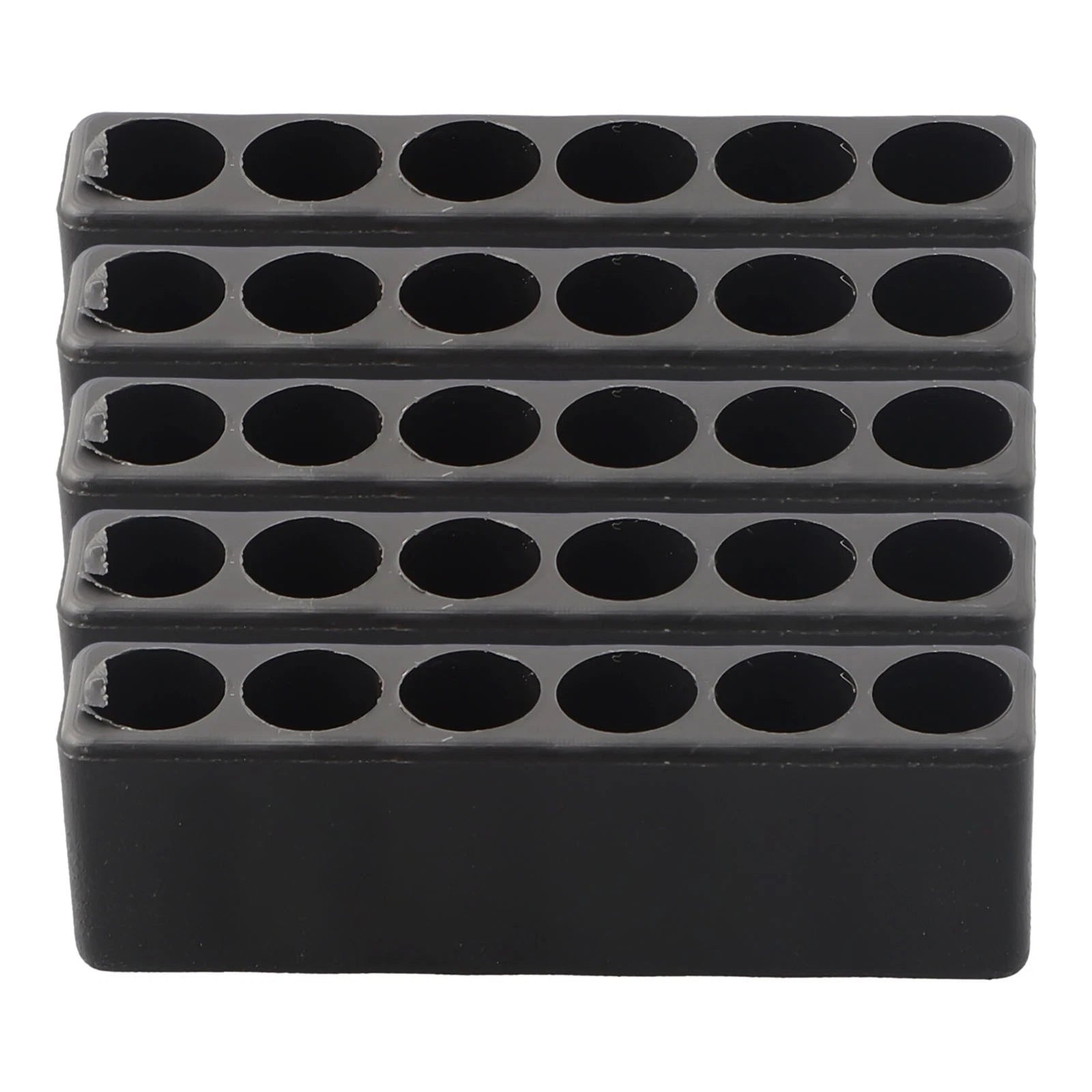 5 Piece Bit Holder for 6 Hole Hex Shank Screwdrivers (Compact Organizer)