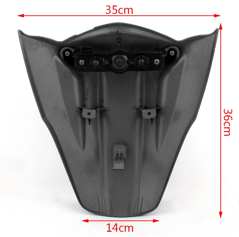 Rear Seat Cover Cowl for Kawasaki Ninja ZX10R (2011–2015) Black