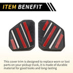 Set of 2 Carbon Fiber Air Vent AC Outlet Cover Trim for Toyota Tundra (2022–2024)