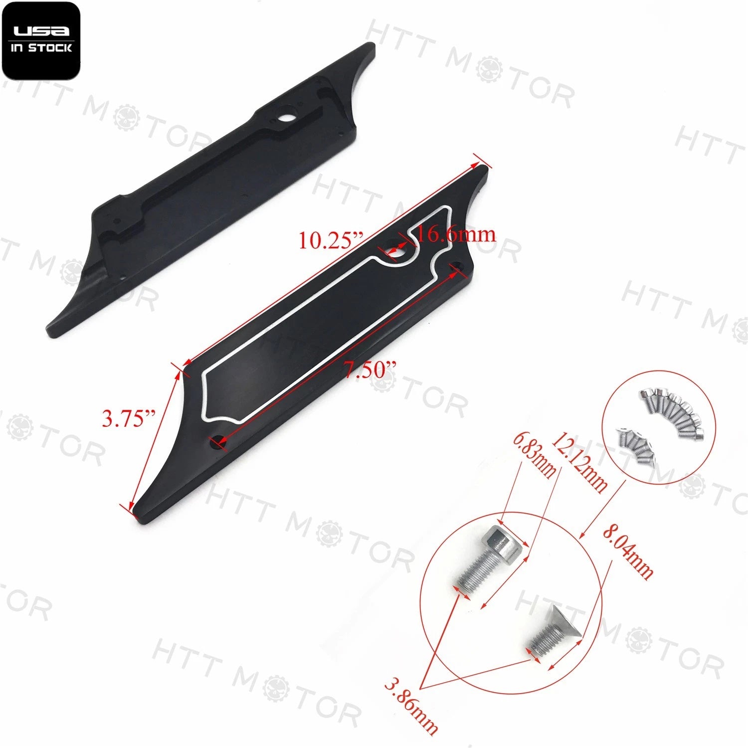Billet Aluminum Saddlebag Latch Cover for Harley Touring (1993–2013)