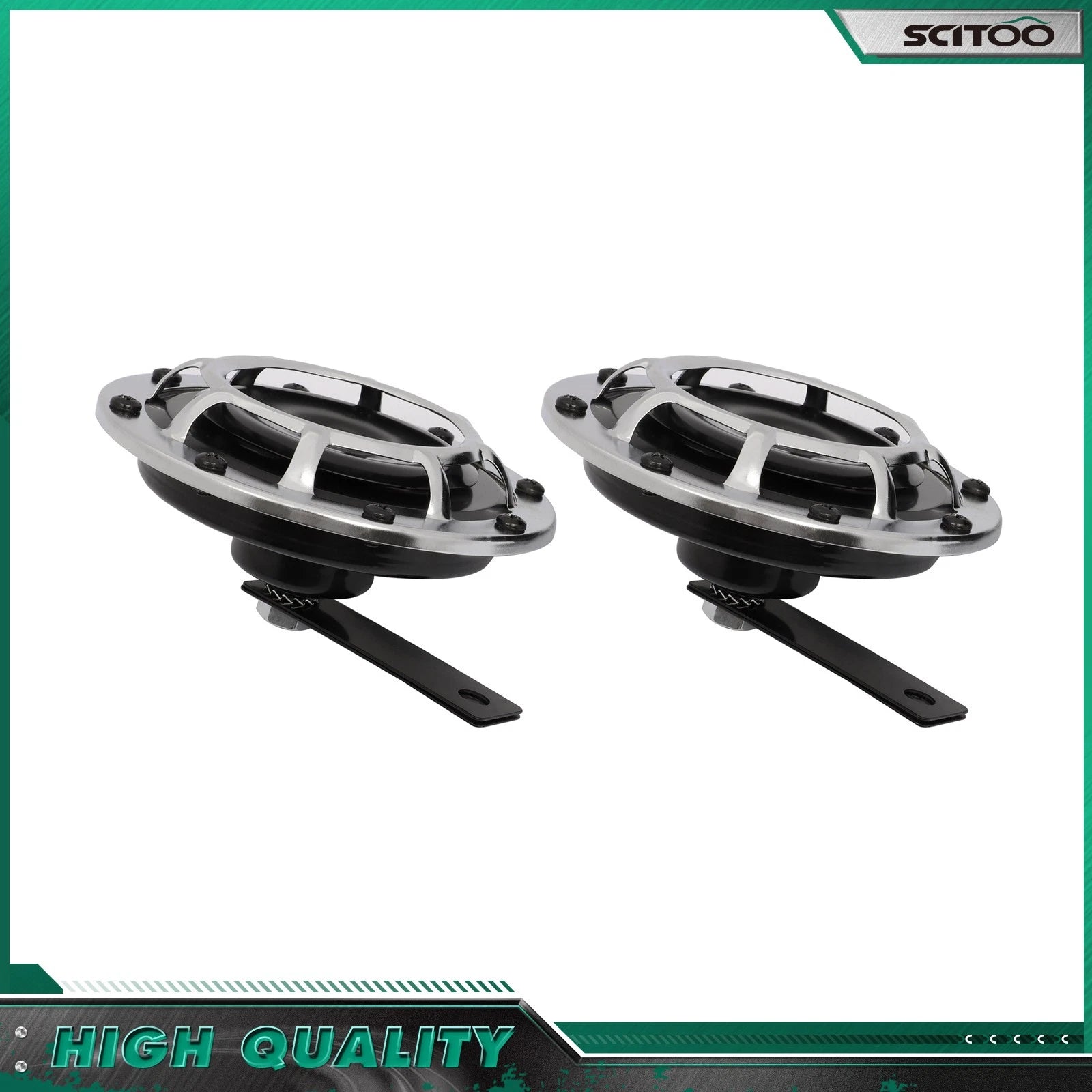 Blast Tone Electric Compact Grill Car Horn for Cars, Trucks, Motorcycles, ATVs