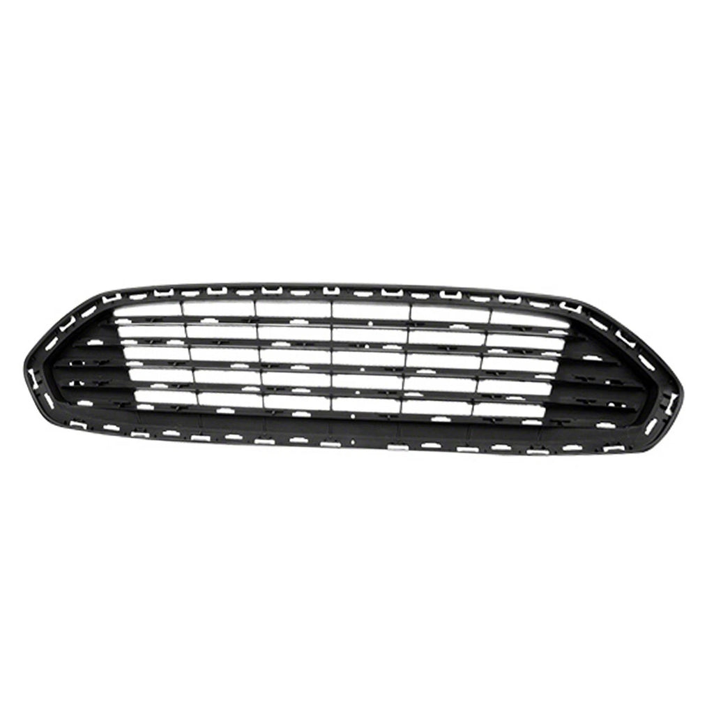 Front Upper Grille Replacement Gray Matte Polypropylene for Jeep Wrangler JK (2007–2018)
