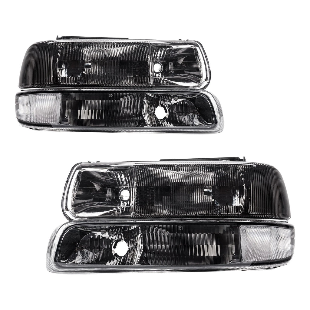 Headlight Assembly with Signal Lights for Chevrolet Silverado 1500 (1999–2002)