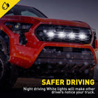 White LED Grille Lights for Toyota Tacoma TRD Off-Road (2024–2025) 53111-AK040 EV