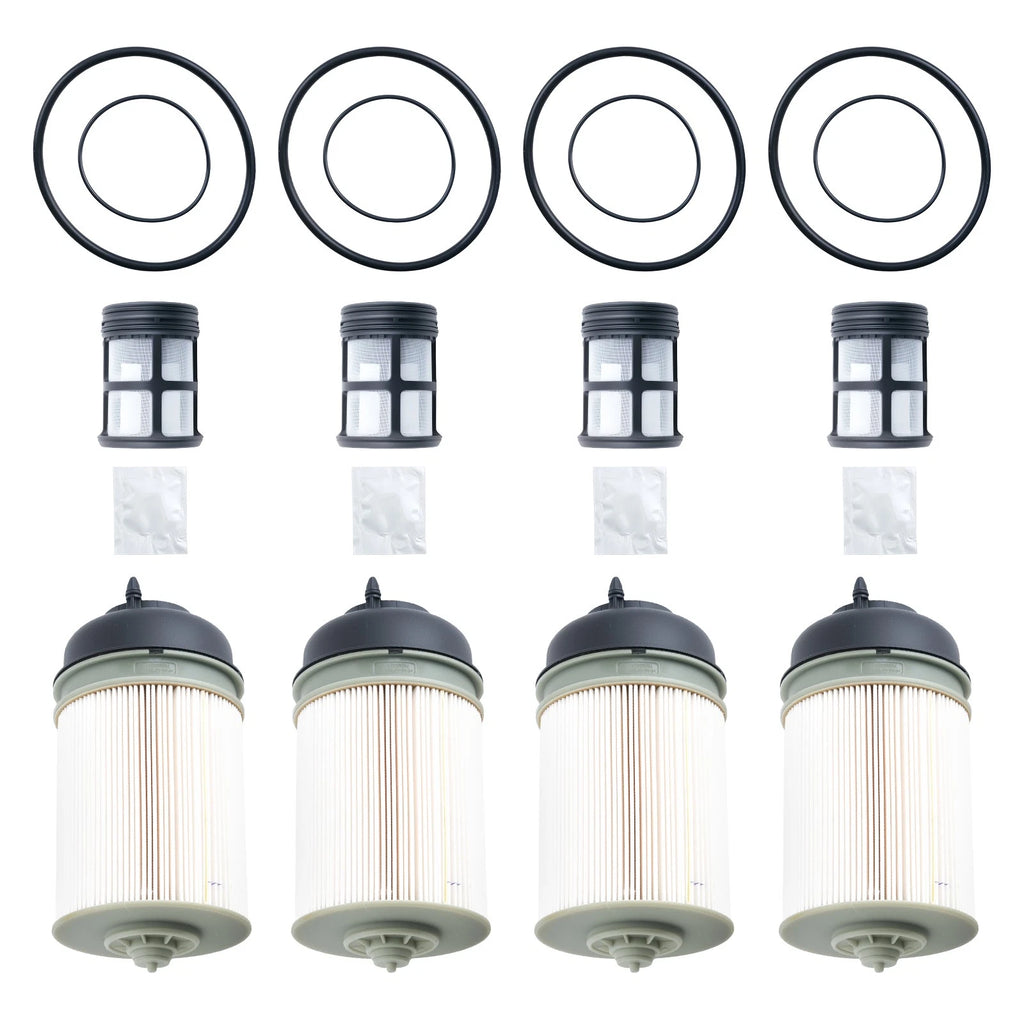 Set of 4 Fuel Filters for Detroit Diesel DD13 DD15 DD16 (2014–Present)