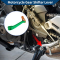 Folding Motorcycle Gear Shifter Lever for Honda CRF150F (2003-2017) Green/Orange