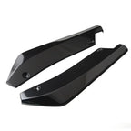 Universal Anti-Scratch Rear Bumper Lip Wrap Diffuser for Car - Black