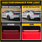 2X Rear LED Side Marker Lights for Ford Mustang (2015–2022) Smoked Lens