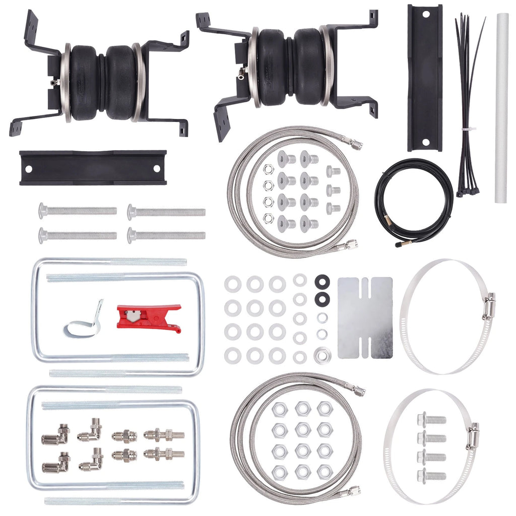Rear Air Helper Spring Bags Leveling Kit for GMC Sierra 2500 HD 3500 HD (2015)