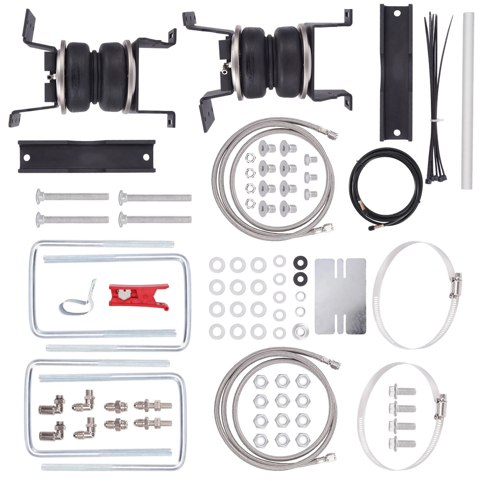 Rear Air Helper Spring Bags Leveling Kit for GMC Sierra 2500 HD 3500 HD (2015)