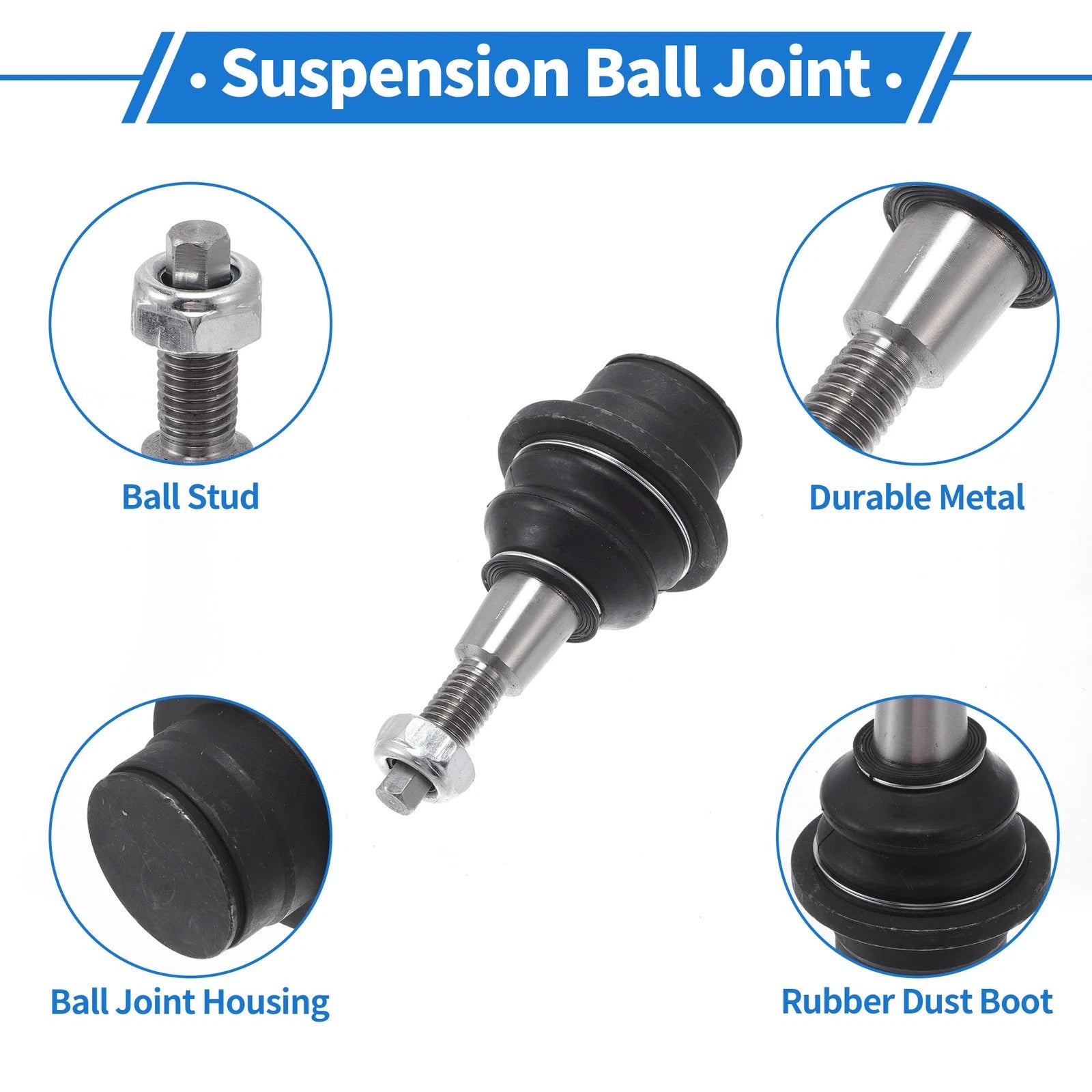 2X Front Lower Ball Joints for Ford F-150 (2015–2020) K500318/FL3Z3050A