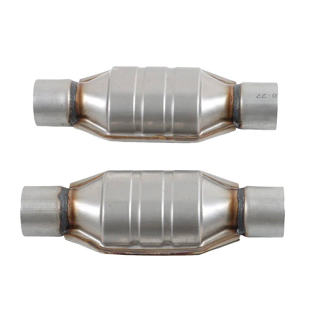 2X 2.5" Universal Catalytic Converter for Chevy Silverado 1500
