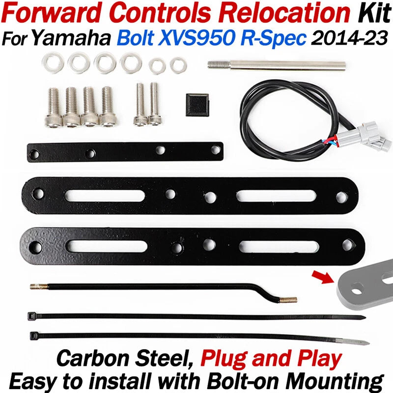 Forward Controls Relocation Kit for Yamaha Bolt XVS950 (2014–2023)