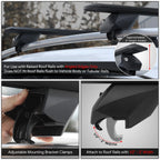 Adjustable Roof Rack Cargo Carrier for Universal Fit (32"–48.5")