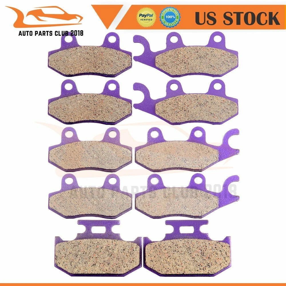 Set of Front and Rear Parking Brake Pads for Yamaha YXR 700 Rhino 700 (2008–2011)