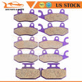 Set of Front and Rear Parking Brake Pads for Yamaha YXR 700 Rhino 700 (2008–2011)