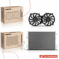 A/C condenser and dual cooling fan assembly for Nissan Quest Murano (2011–2017)