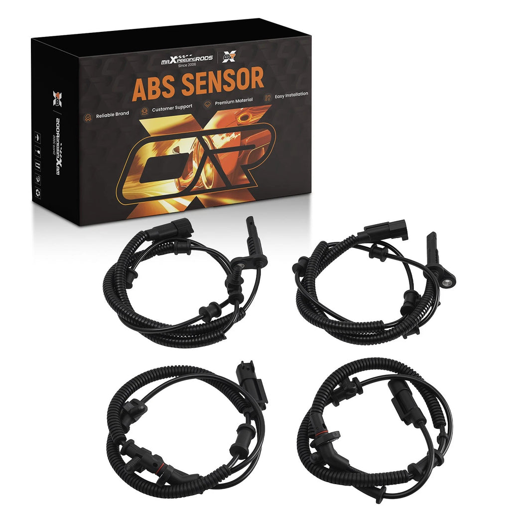 Set of 4 ABS Wheel Speed Sensors for Ram 1500 (2013–2018)