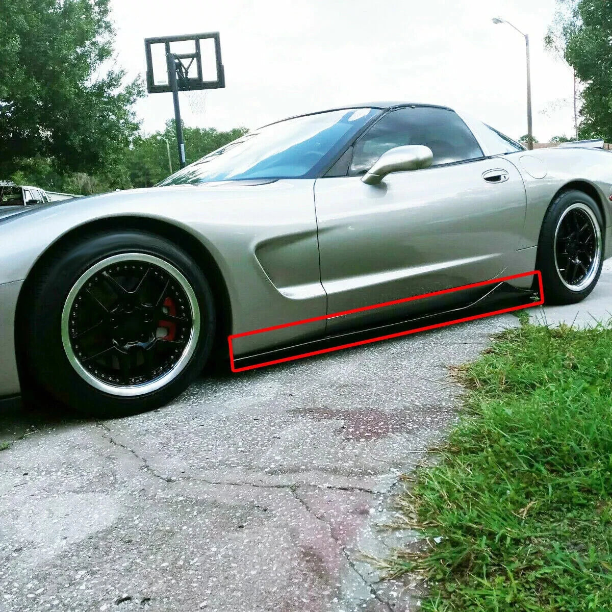 Side Skirt Splitter Extensions for Chevy C5 Corvette (1997–2004)