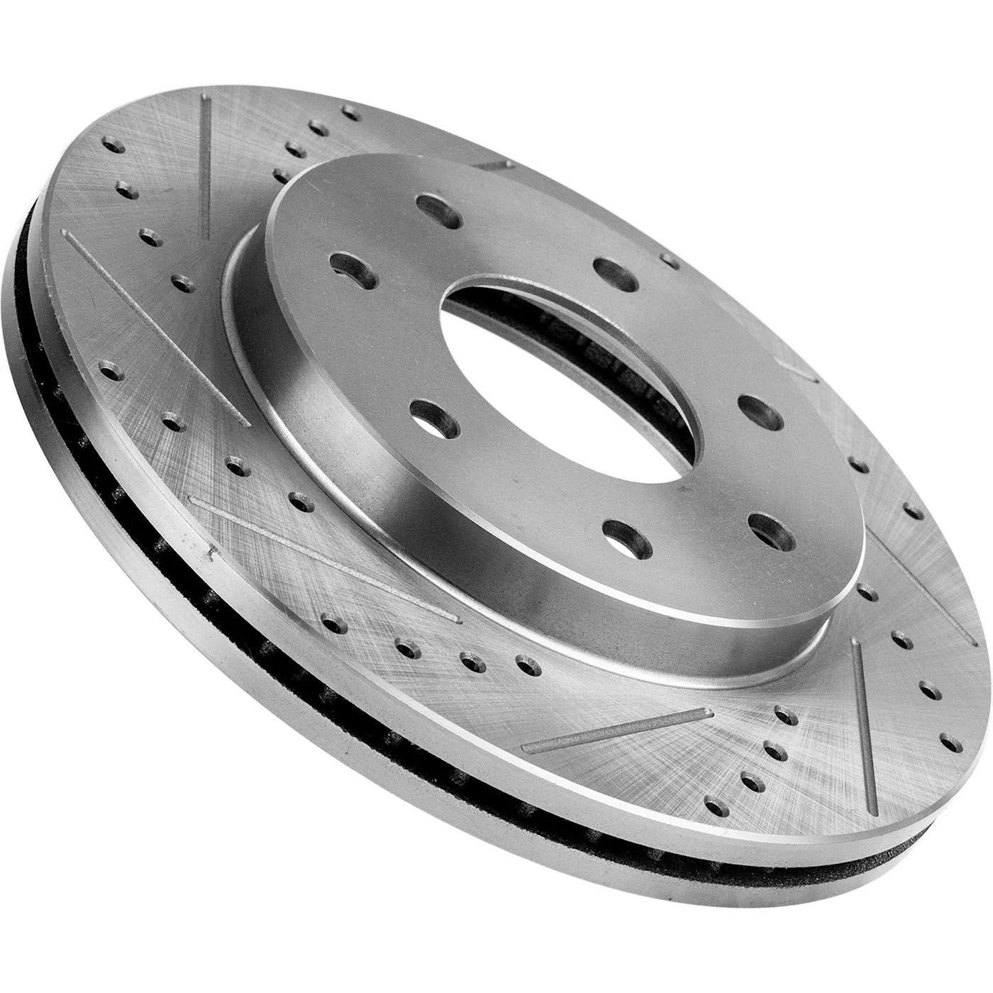 Brake Disc for Ford F-150 (2004–2008) Cross-drilled Slotted 7 Lug