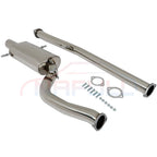Oval 3.5" Tip Muffler Exhaust System for Subaru Impreza WRX/STI (2002–2007)