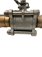 1 1/2" Ball Valve for Cunipress Metric Press-Fit System (1000 WOG)
