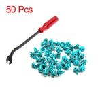 50pcs Trim Panel Retainer Clips with Fastener Remover for Toyota 