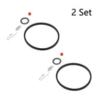 Set of 2 Replacement Carburetor Needle Seat Kit for Tecumseh 631021 631021A 621021B