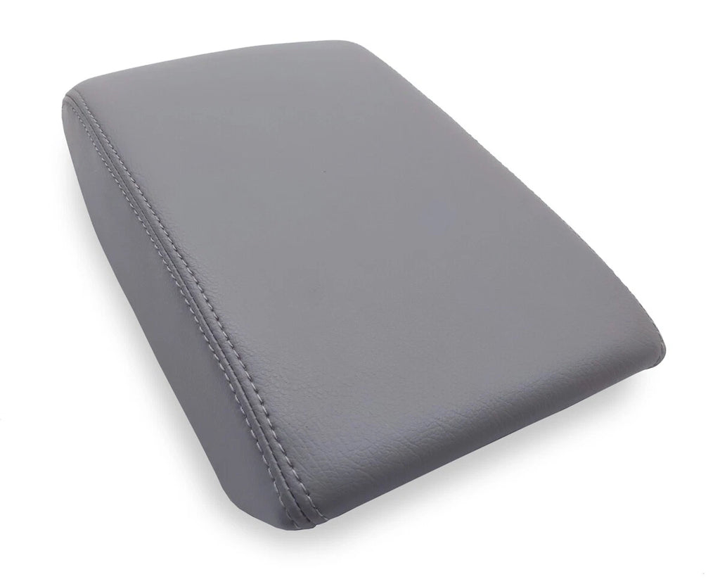 Console Lid Armrest Cover for Subaru Forester (2019–2024) Gray PVC Leather