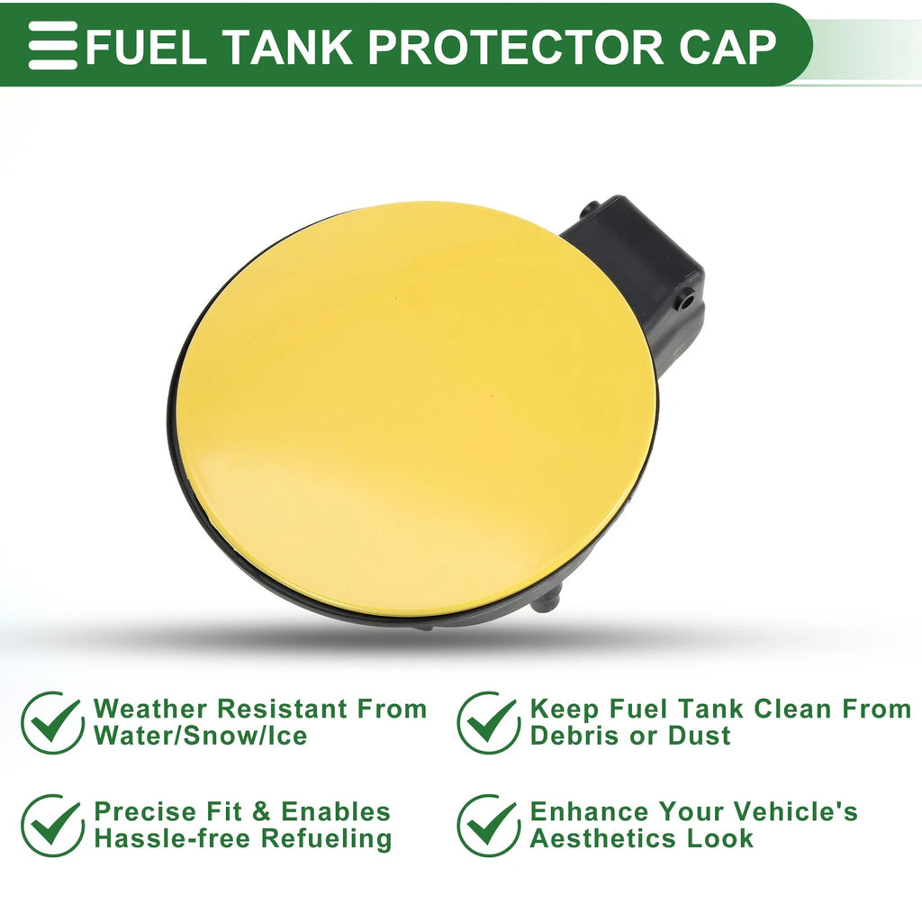Fuel Tank Door Cap for Volkswagen Polo (2011–2018) Fuel Filler Flap Cover Yellow