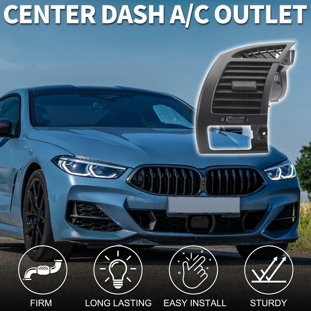Front Left Air Vent Panel AC Grille for BMW Z4 (2002-2008) Black