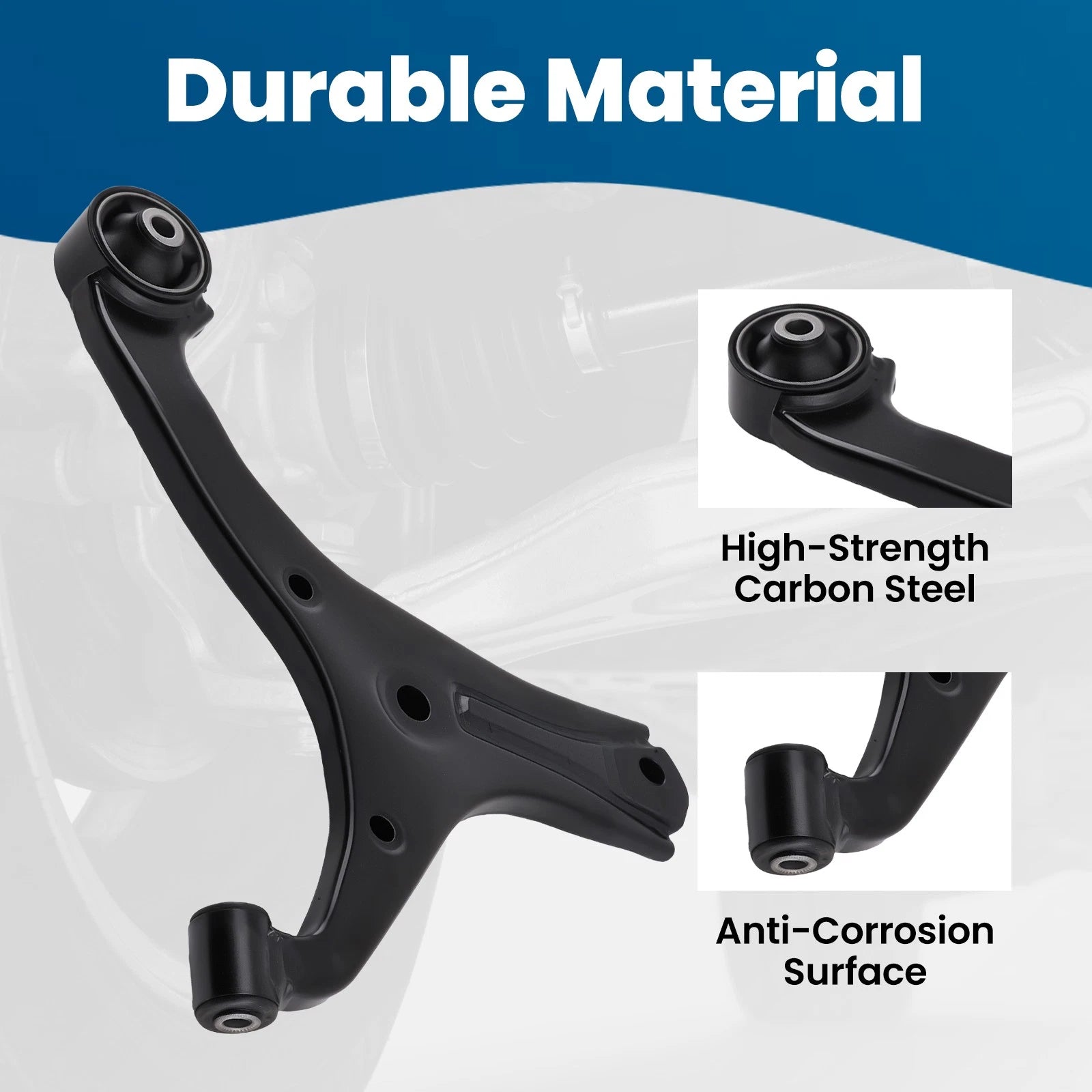 Set of 8 Front Lower Control Arms for Hyundai Accent (2006-2011)