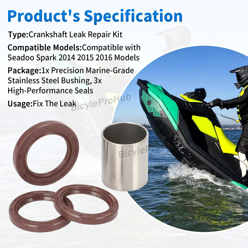 Repair Kit for SeaDoo Spark 2Up/3Up (2014–2017) - Oil & Water Leak Fix