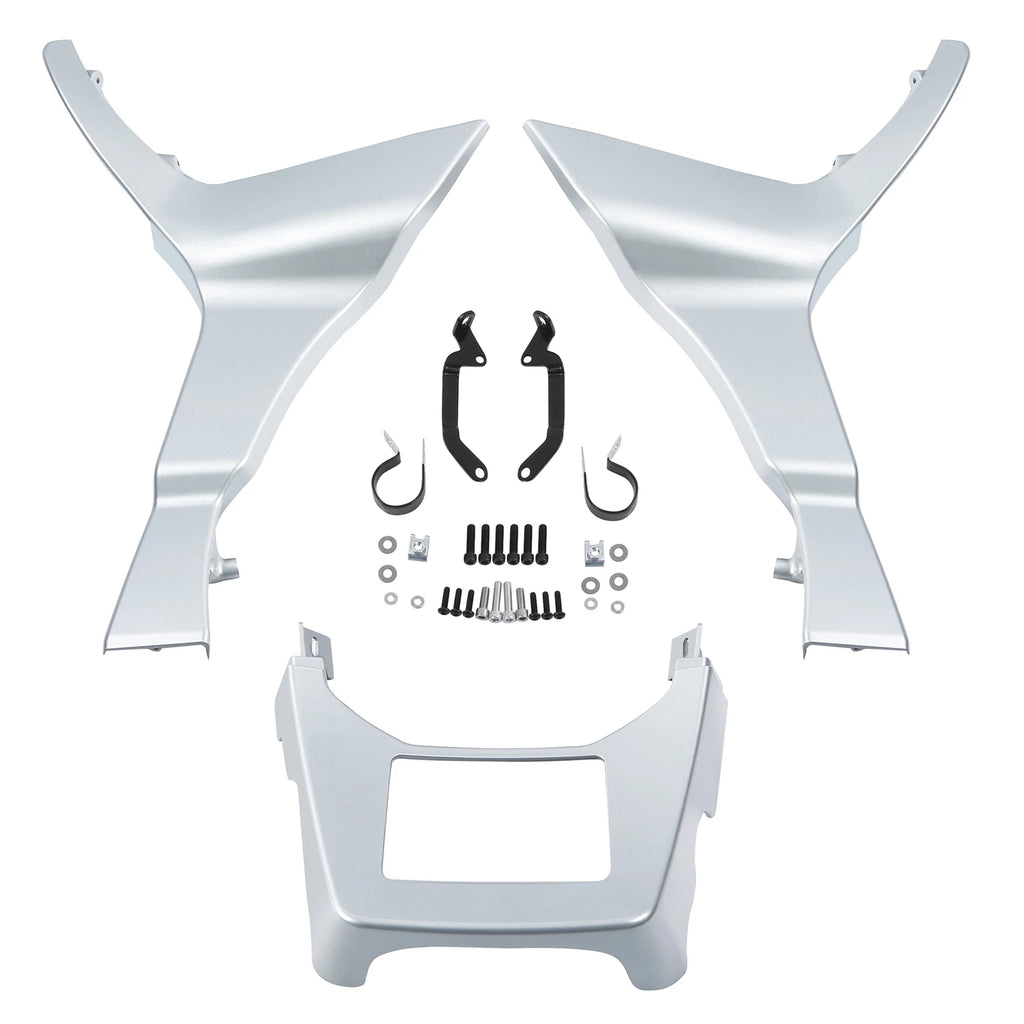 Side Fairings Chin Spoilers for Harley Touring Road Glide (2017–2023) Silver