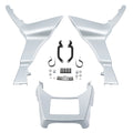 Side Fairings Chin Spoilers for Harley Touring Road Glide (2017–2023) Silver