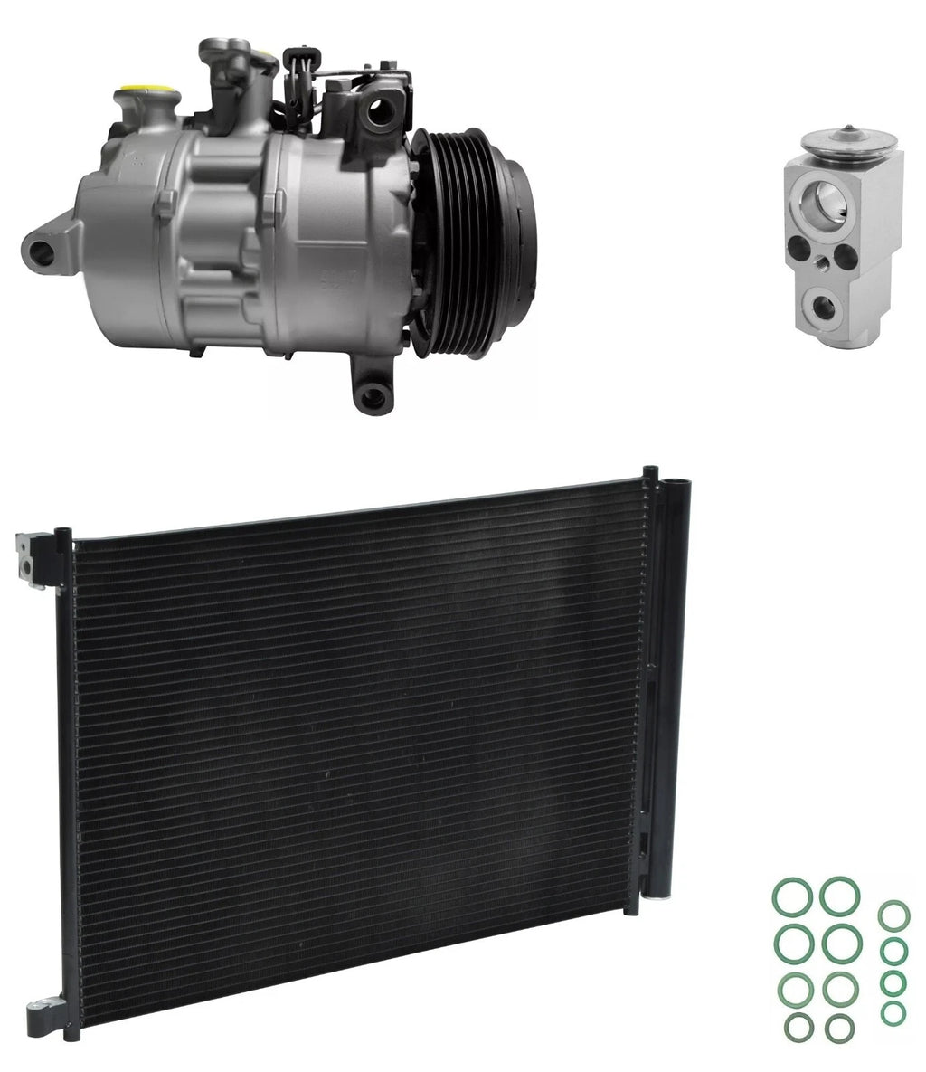 AC Compressor Kit With Condenser for Mercedes GLC300 2.0L (2019–2021)