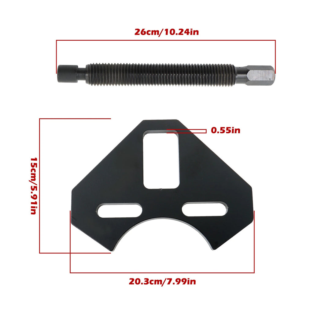 Hub Removal Tool Kit for 5-6-8 Lug Wheels (Universal)