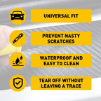 4Pcs Carbon Fiber Door Sill Protector for Toyota
