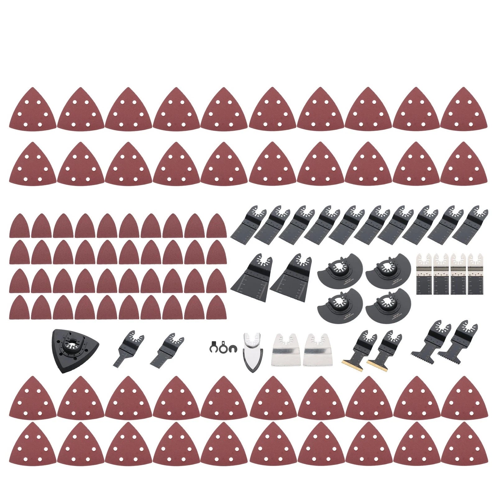 113PCS Oscillating Tool Saw Blades Kit for Wood Metal Cutting