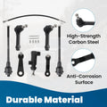 Front Tie Rods, Pitman & Idler Arms for Silverado Sierra 1500 Tahoe Yukon (1999–2006)