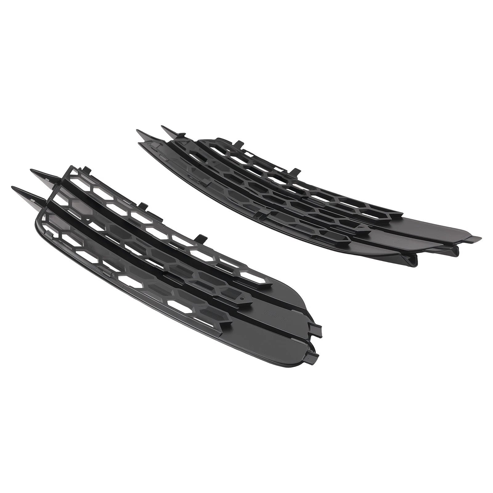 2X Front Bumper Fog Grille Bezel for Audi A6 C7 (2012-2015)