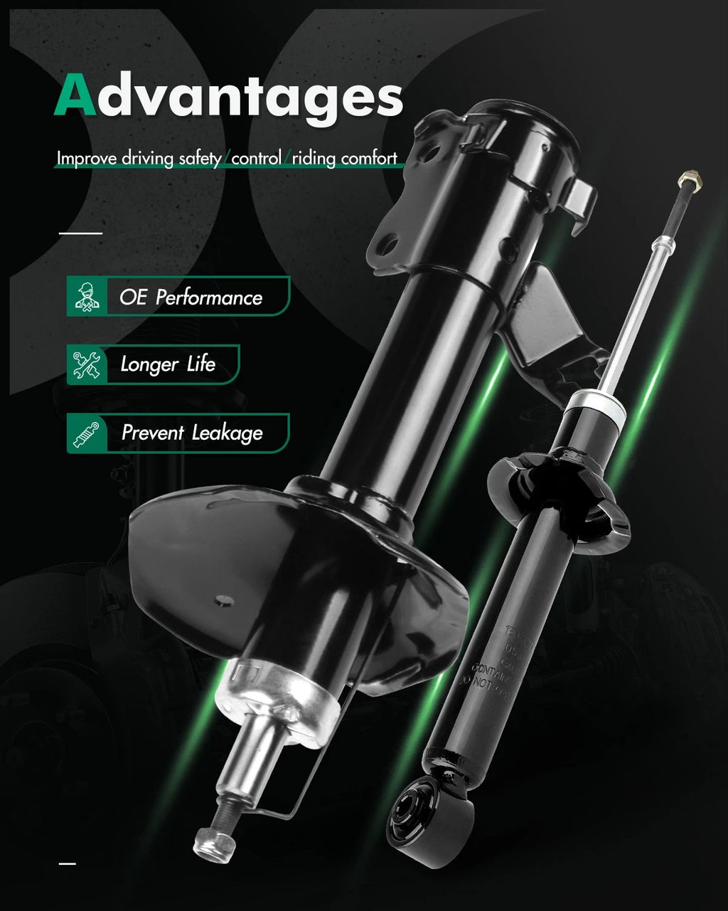 Front Rear Shocks & Struts for Nissan Maxima Infiniti I30 (1995–1999)