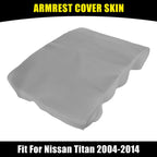 Center Console Lid Armrest Cover for Nissan Titan (2004–2014) Gray
