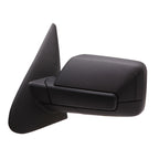 Replacement Black Textured Driver Side Door Mirror w/Puddle Lamp