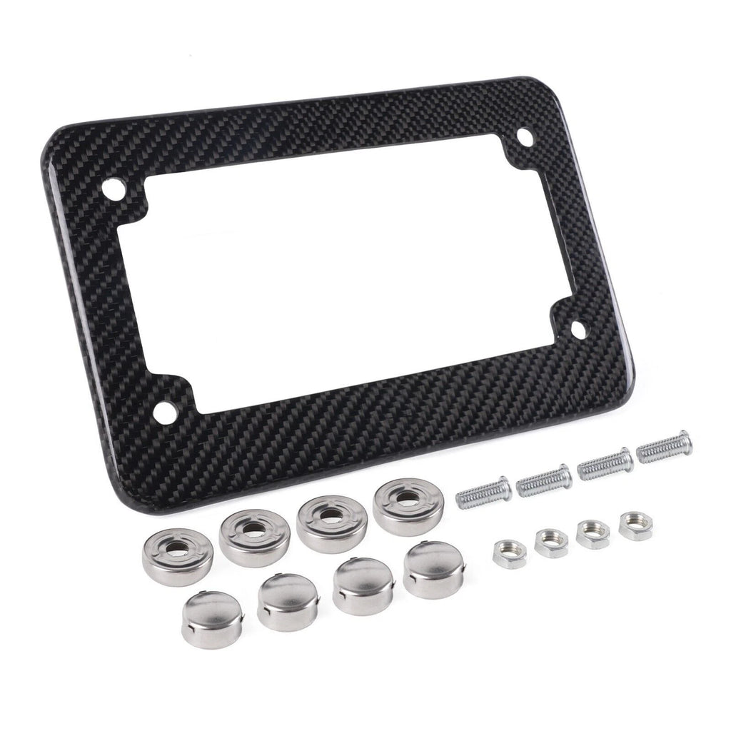 Carbon Fiber Motorcycle License Plate Frame for