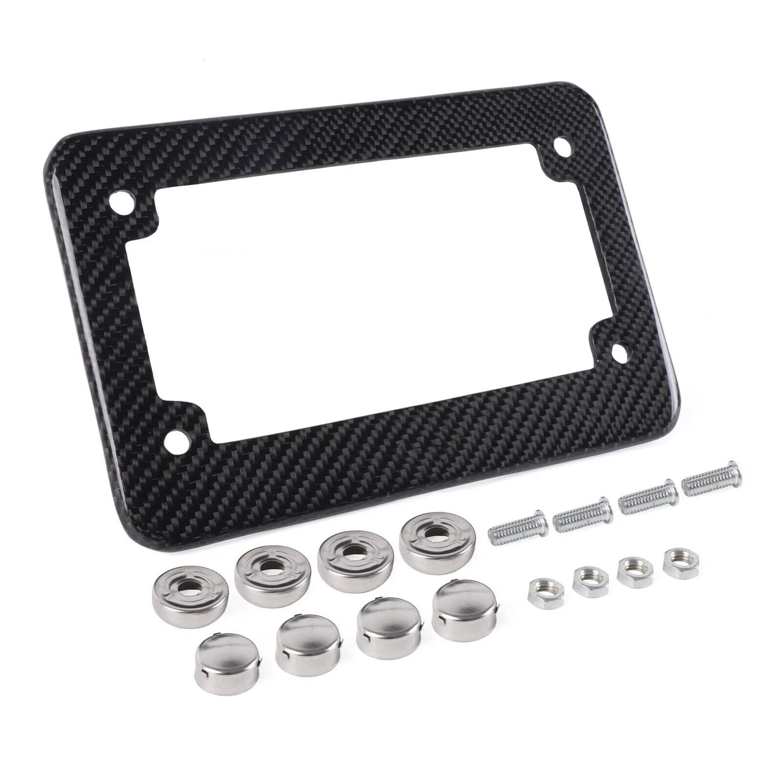 Carbon Fiber Motorcycle License Plate Frame for