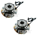 Set of 2 Timken Front Wheel Bearing and Hub Kits for Chevrolet GMC (2007–2010)
