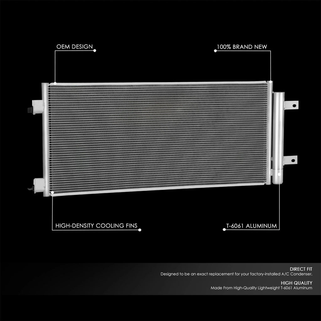 A/C Condenser for Chevrolet Cruze (2016–2018) - Aluminum Core