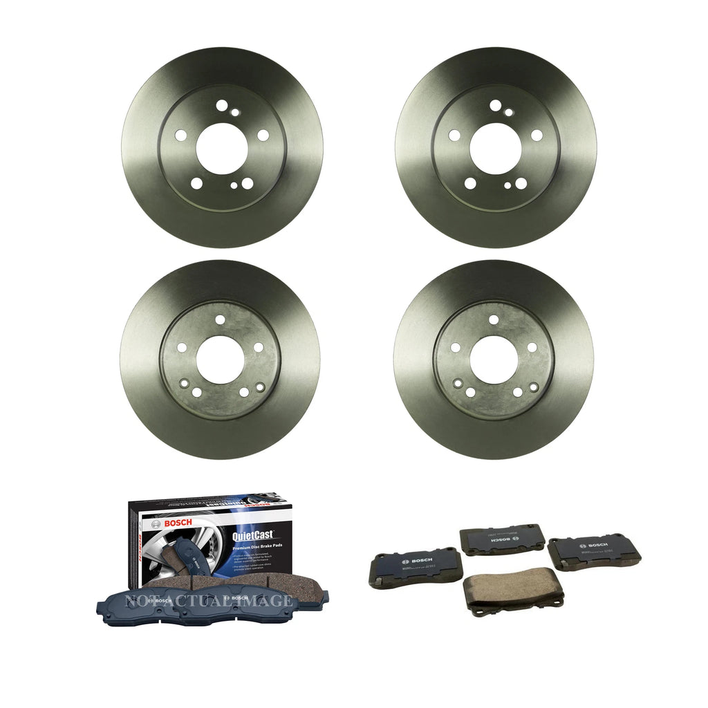 Disc Brake Pad & Rotor Kit for Mercedes (288mm/278mm)